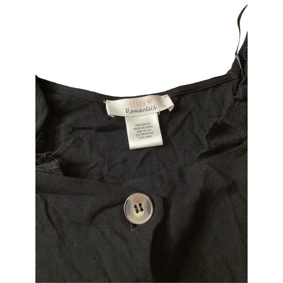 Urban Romantics Button Up Blouse Everyday Casual Lounge - Picture 6 of 8